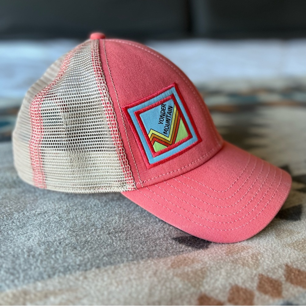 Pink and Tan YMSB Hat